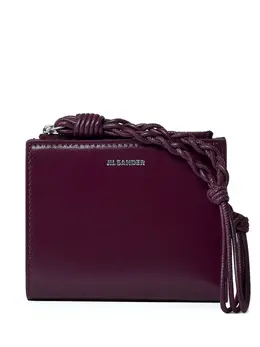 Jil Sander: Бордовый кошелёк 