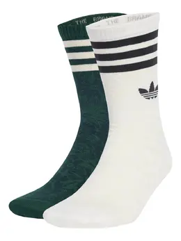 adidas: Зелёные носки 