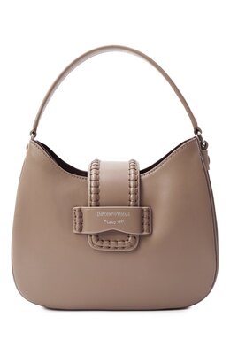 Emporio Armani: Бежевая сумка 