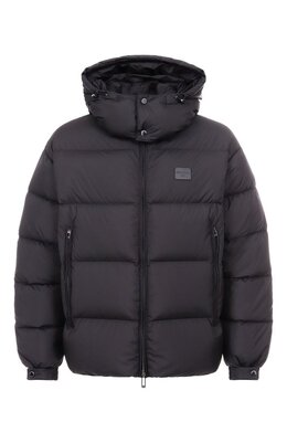 Emporio Armani: Чёрный пуховик 