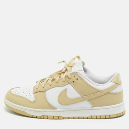 Nike: Білі кросівки  Dunk Low Retro