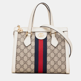 Gucci: Бежеві сумки  GG Supreme