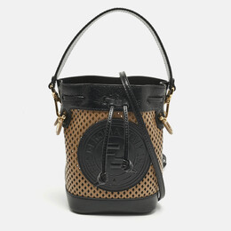 Fendi: Чёрная сумка  Mon Tresor
