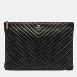 Chanel: Чёрный клатч 