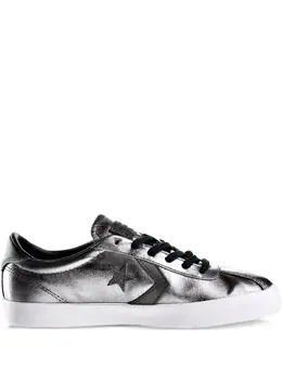 Converse: Серебристые кроссовки 