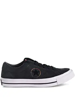 Converse: Чёрные кроссовки  One Star Ox