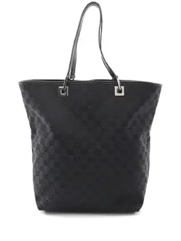 Gucci Pre-Owned: Чёрная сумка-шоппер 