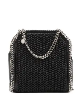 Stella McCartney: Чёрная сумка-шоппер  Falabella