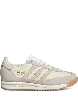 adidas: Белые кроссовки  Suede