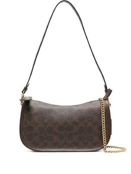 Coach: Коричневая сумка 