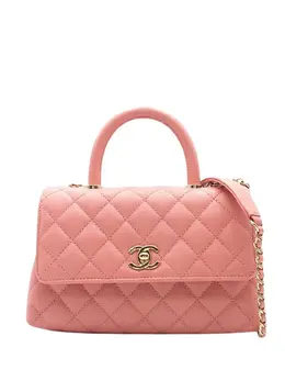CHANEL Pre-Owned: Розовая сумка на руку 