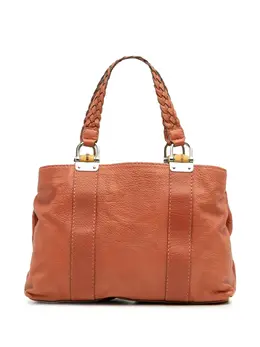 Gucci Pre-Owned: Оранжевая сумка-шоппер 