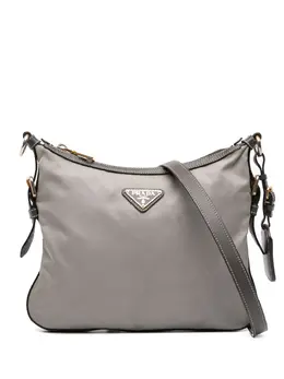 Prada Pre-Owned: Серая сумка через плечо 