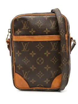 Louis Vuitton Pre-Owned: Коричневая сумка через плечо 