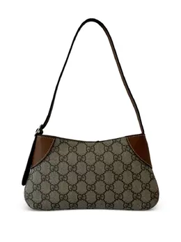 Gucci: Бежевая сумка  GG