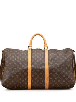 Louis Vuitton Pre-Owned: Коричневая дорожная сумка 