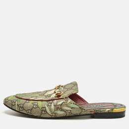 Gucci: Коричневые сабо  Princetown