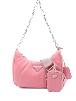 Prada Pre-Owned: Розовая сумка 