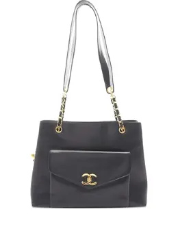 CHANEL Pre-Owned: Чёрная сумка 