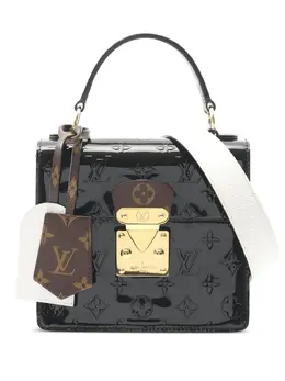 Louis Vuitton Pre-Owned: Чёрная сумка 