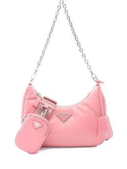 Prada Pre-Owned: Розовая сумка 