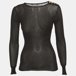 Balmain: Чёрный топ 