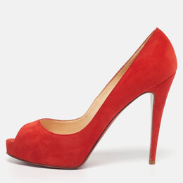 Christian Louboutin: Красные босоножки 