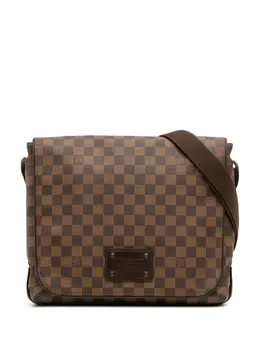 Louis Vuitton Pre-Owned: Коричневая сумка через плечо 