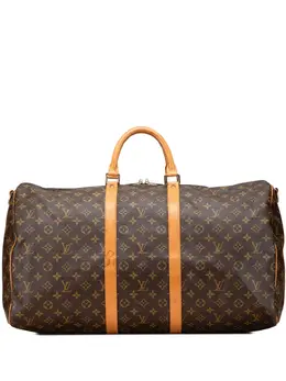 Louis Vuitton Pre-Owned: Коричневая дорожная сумка 