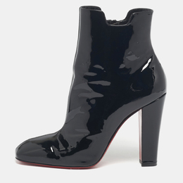 Christian Louboutin: Чёрные ботинки 