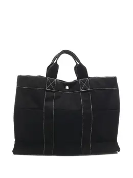 Hermès Pre-Owned: Чёрная сумка-шоппер 