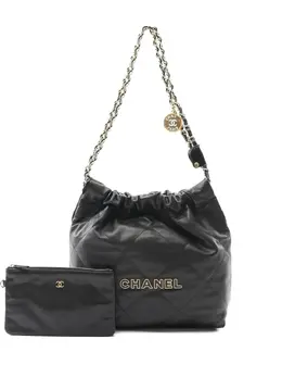 CHANEL Pre-Owned: Чёрная сумка 