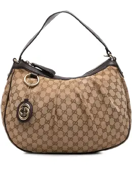 Gucci Pre-Owned: Коричневая сумка 