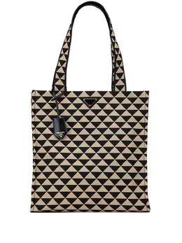 Prada Pre-Owned: Коричневая сумка-шоппер 