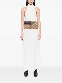 Gucci Pre-Owned: Коричневая поясная сумка 