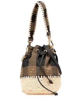 Fendi Pre-Owned: Коричневая сумка 