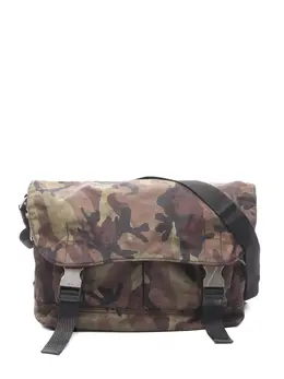 Prada Pre-Owned: Коричневая сумка через плечо 