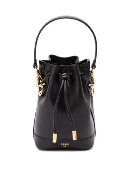 FENDI: Чёрная сумка  Mon Tresor