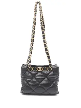 CHANEL Pre-Owned: Чёрная сумка 