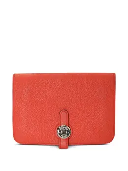 Hermès Pre-Owned: Оранжевый кошелёк 