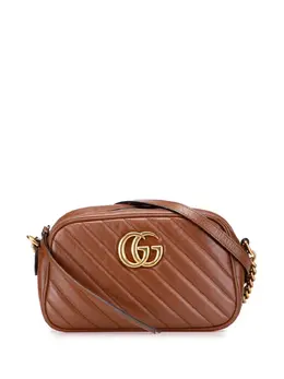 Gucci Pre-Owned: Коричневая сумка через плечо 