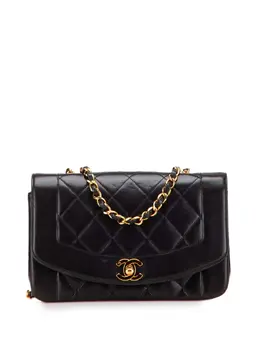 CHANEL Pre-Owned: Чёрная сумка через плечо 