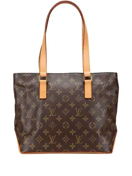 Louis Vuitton Pre-Owned: Коричневая сумка-шоппер 