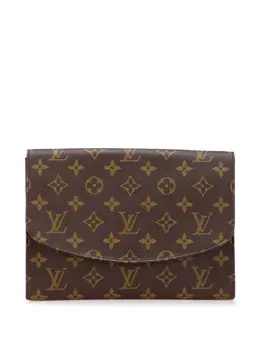 Louis Vuitton Pre-Owned: Коричневый клатч 