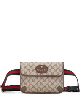 Gucci Pre-Owned: Коричневая поясная сумка 