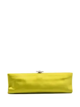 CHANEL Pre-Owned: Зелёный клатч 