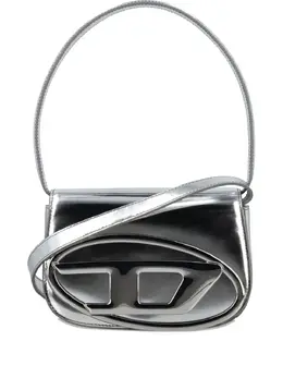 Diesel: Серебристая сумка-шоппер 