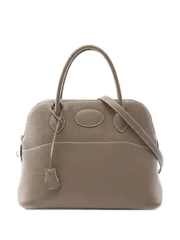 Hermès Pre-Owned: Коричневая сумка-шоппер 