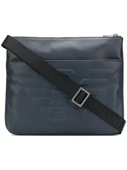 Emporio Armani: Голубая сумка 
