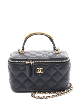 CHANEL Pre-Owned: Чёрная сумка 